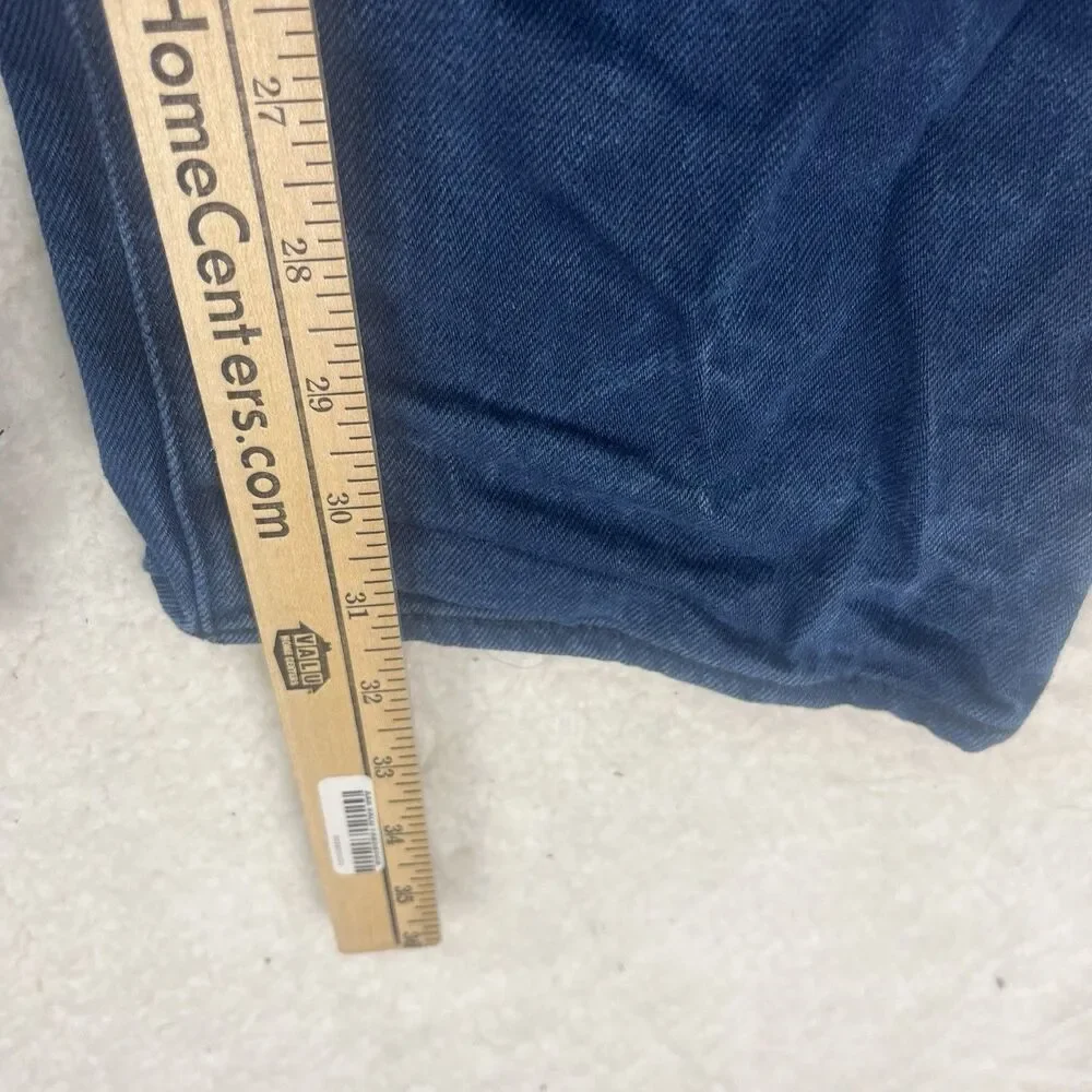 Men’s 34”x34” Navy Blue Levi’s 501xx Button Fly Straight‎ Fit Black Label Jeans